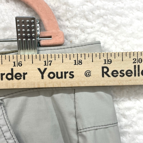 Eddie Bauer Shorts Mens 36 Gray Zipper Cargo Hiking Outdoor Utility Lightweight - Picture 8 of 11